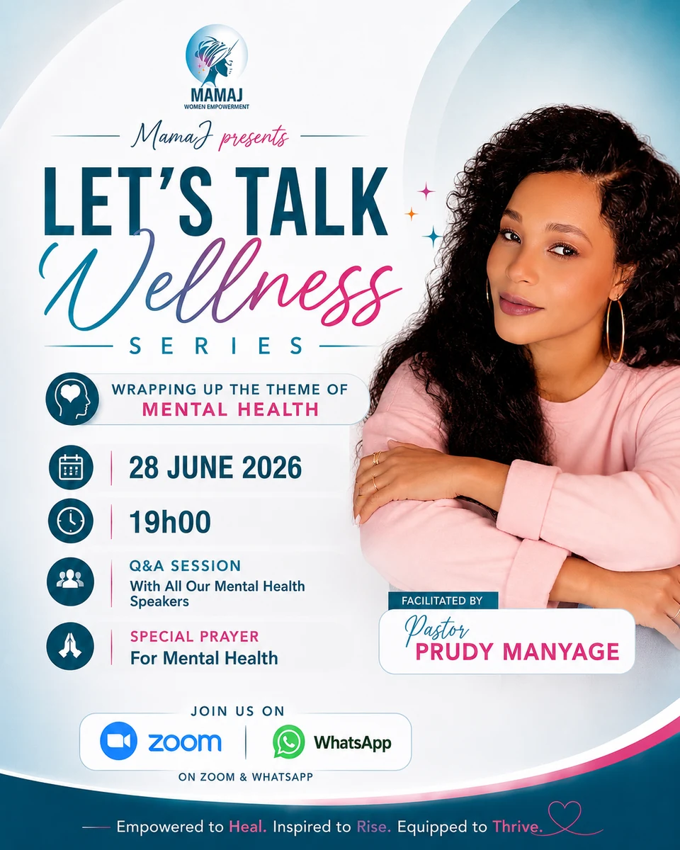 Let's Talk Wellness poster for 2026-06-28: Mental Health Q&A & Special Prayer