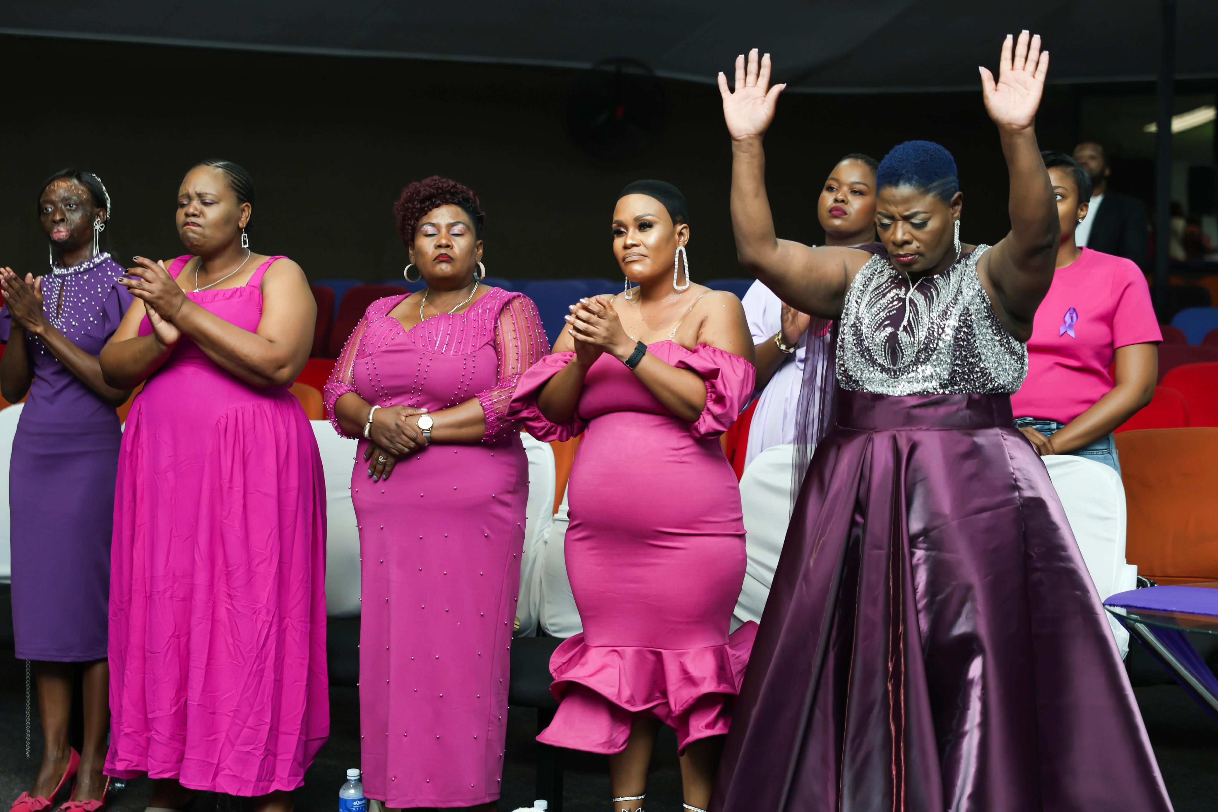 Women connecting and supporting one another